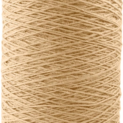 SourcetoHome 1mm x 2500 Feet Natural Jute Rope, Twine for Gardening Tomato Climbing Plant Tie Floristry Crafts Gift Wrapping Packing Decor - General - front view
