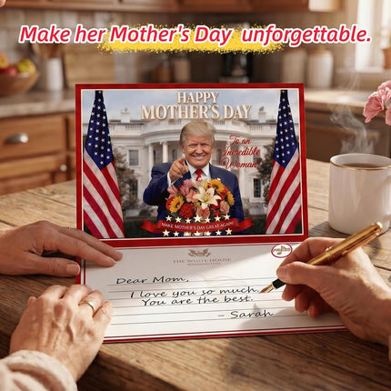 SourceToHome FuenteACasa Funny Mother's Day Greeting Card, Make Mother's Day Great Again Gift for — Home & Lifestyle