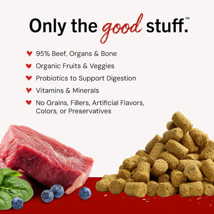 PawHaven RefugioPata Stella & Chewy's Freeze-Dried Raw Beef Meal Mixers- Dog Food Topper and Mixer — Pet Supplies