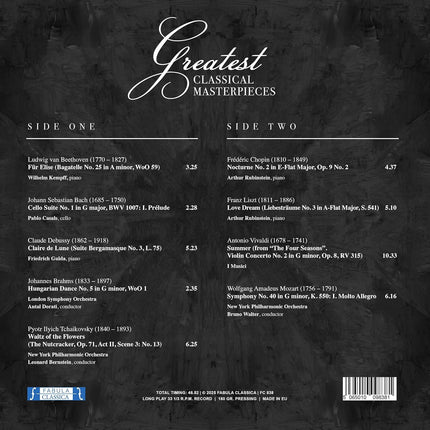 Greatest Classical Masterpieces - Limited Exclusive Edition Vinyl