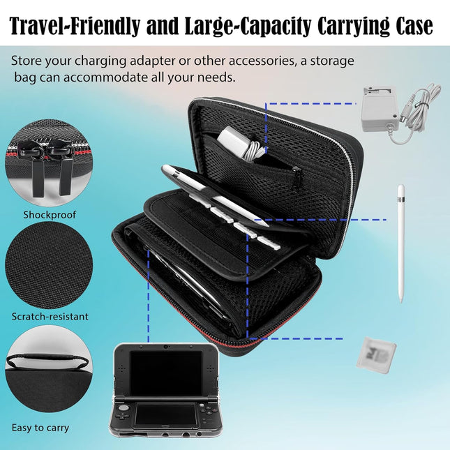 5 in 1 Accessories Kit for New 3DS XL/LL 2015