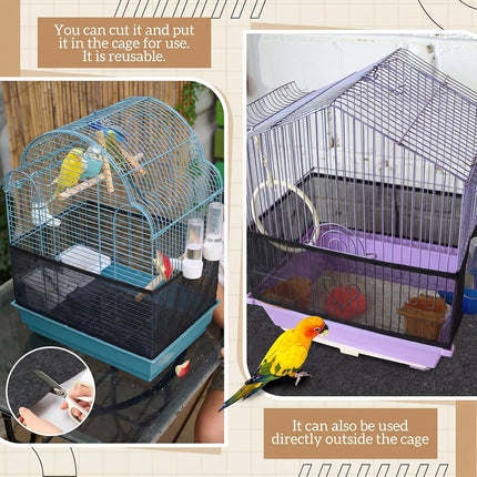 48 x 36 Inch Bird Cage Mat with Adjustable Seed Catcher