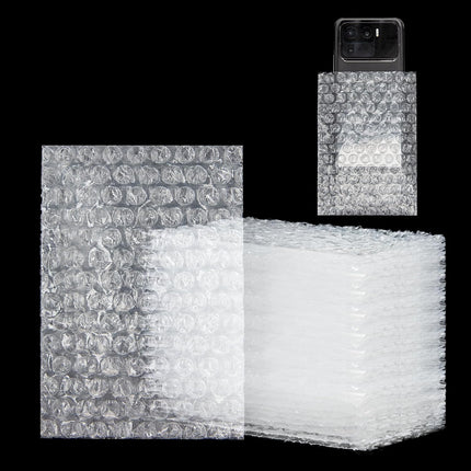 50 Pcs Clear Bubble Pouches, 4 x 6 Inch
