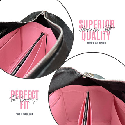 SourceToHome Premium Purse Organizer Insert, Bubblegum, KP 60