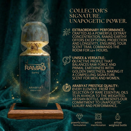SourceToHome FuenteACasa ARABIYAT PRESTIGE Ramad Earthy Extrait De Parfum (100ml) — Home & Lifestyle