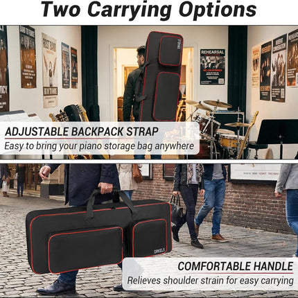 61-Key Keyboard Case with 10mm Padding