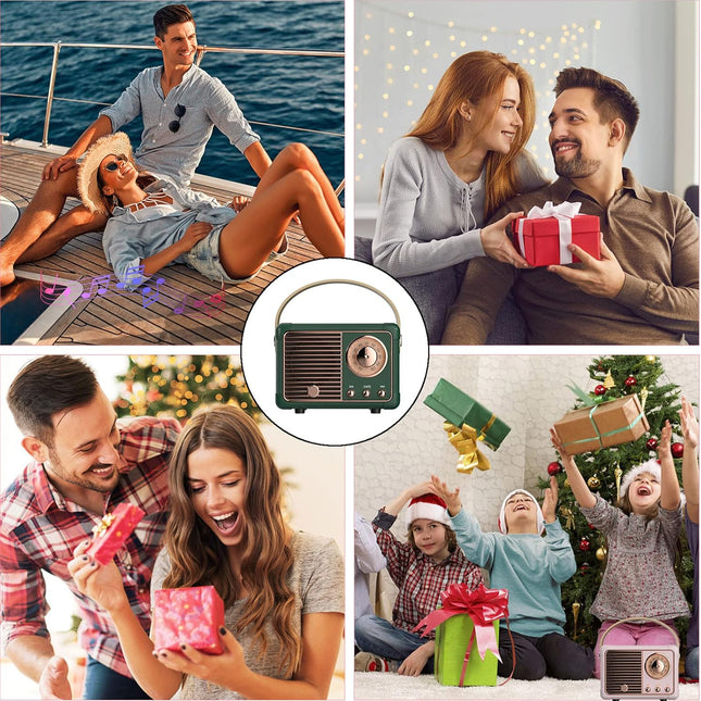 Retro Green Mini Bluetooth Speaker