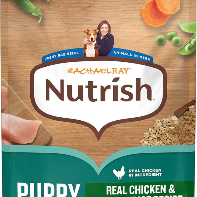 Puppy Dry Dog Food, Real Chicken & Brown Rice Recipe, 5 lb Bag