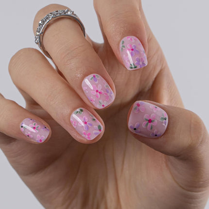 Soft Gel Square Press On Nails - Spring Whisper