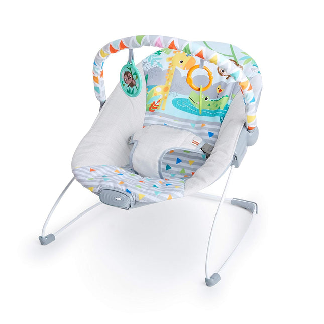 Safari Fun Baby Bouncer Soothing Vibrations Infant Seat