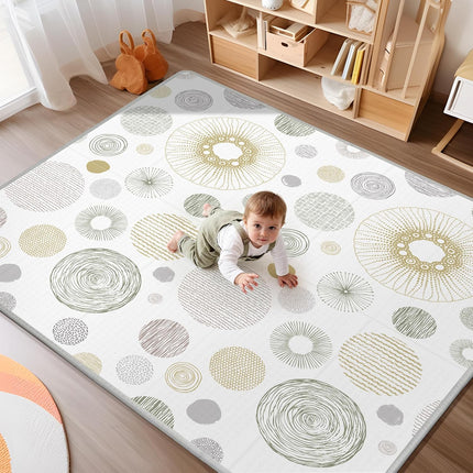 Baby Play Mat, 79 x 70 Inch Foldable Reversible Waterproof Foam Floor Mat