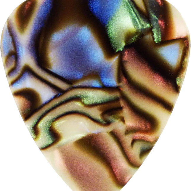 Celluloid Red Pearl Guitar Or Bass Pick - 0.46 mm Light Gauge - 351 Shape - 24 Pack