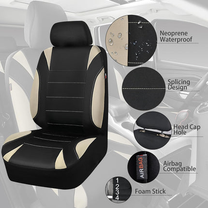 DriveForge ForjaRuta CAR PASS Waterproof Car Seat Covers Full Sets, Universal Fit Seat Covers — Auto & Moto
