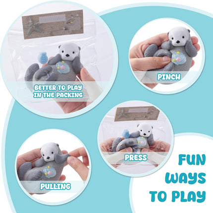 Sea Otter Silicone Squishy Stress Relief Toy