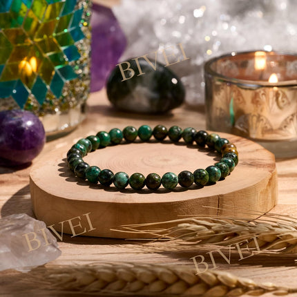 VitalEdge FiloVital Bivei 6mm Beaded Bracelets for Women Handmade Semi Precious Natural Stone — Fitness & Training