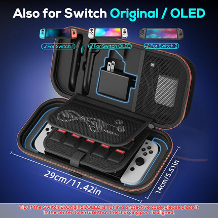 Charge-Inside Carrying Case for Switch Consoles