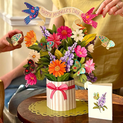 Freshcut Paper Mother's Day Enchanted Garden Pop Up Cards — Outdoor & Adventure