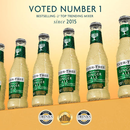 Premium Ginger Ale Mixer, 6.8 fl oz Bottles, Pack of 24