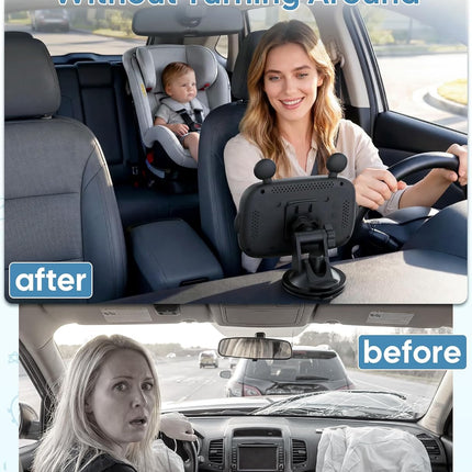 HD 1080P Day & Night Vision Car Seat Camera