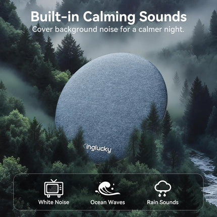 X50 Blue Pillow Speaker for Sleeping with Bluetooth and White Noise