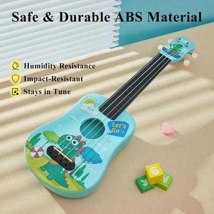 21 Inch Blue Soprano Ukulele Starter Kit