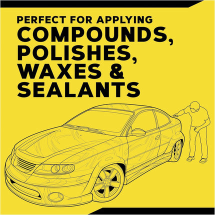 Supreme Shine 4-Inch Foam Applicator Pads - 4 Pack