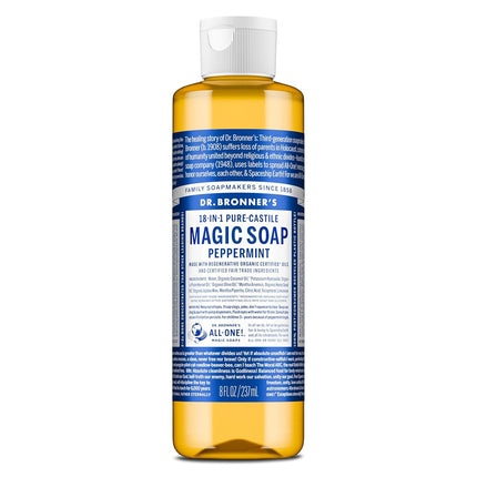 Bronner's Pure-Castile Magic Liquid Soap (Peppermint — Kitchen & Home