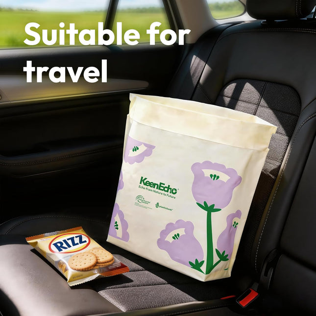Disposable Purple Car Garbage Bin Bags, 20 Pack
