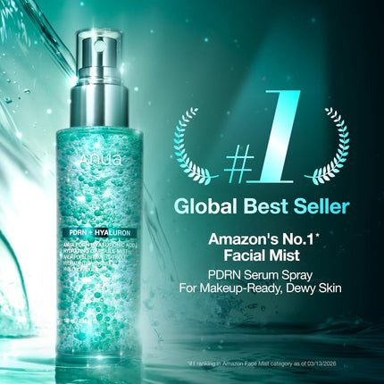 PDRN Collagen Glow Facial Serum Spray, Hydrating Face Mist, 3.38 fl oz