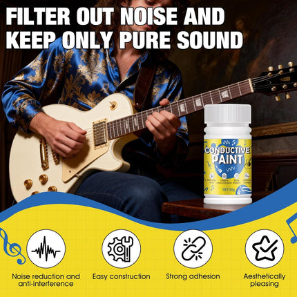 SourceToHome FuenteACasa Premium Conductive Paint for Electric Guitar Shielding & Blocker — Home & Lifestyle