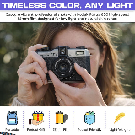 35mm Color Negative Film Roll Bundle, 36 Exposures