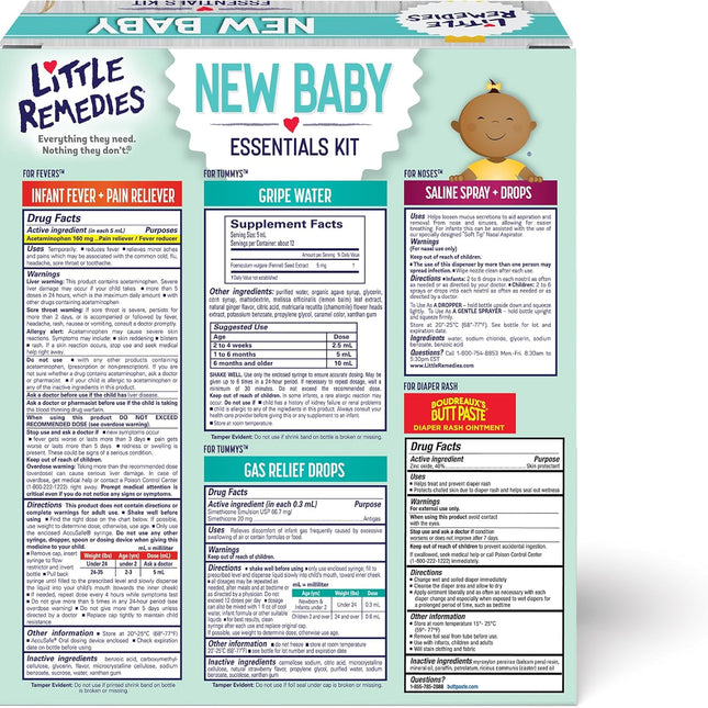 New Baby Essentials Healthcare Kit for Newborns