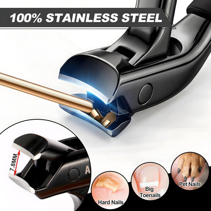 Upgraded Long-Handled Toenail Clippers for Seniors