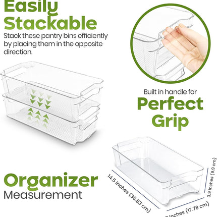 Utopia Home Fridge Bins - In Use