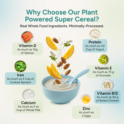 Mango Plant-Based Baby Cereal, 6 Months+