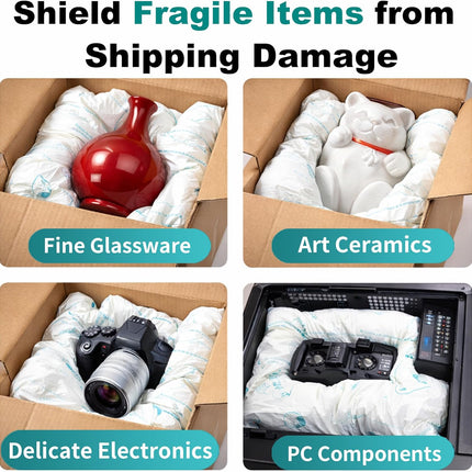 HomeChef ChefDelHogar 8 Pcs Expanding Packing Foam 13"x15", Protective Packaging Foam — Kitchen & Home