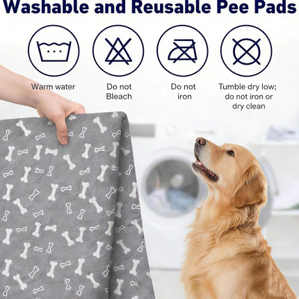 PawHaven RefugioPata Puppy Pads with Pheromones, Washable Pee Pads for Dogs Potty Training — Pet Supplies