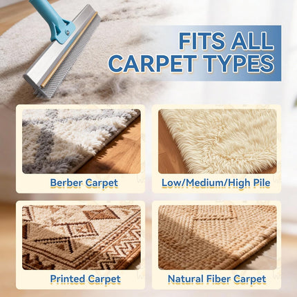 Carpet Rake for Pet Hair Removal