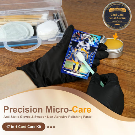 17-in-1 Card Cleaning Kit with Plastic Case