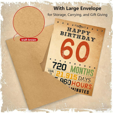Happy 60th Birthday Card - Back in 1966 Greeting Card