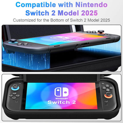 Protective Hard Shell Travel Carrying Case with 24 Game Cartridge Slots