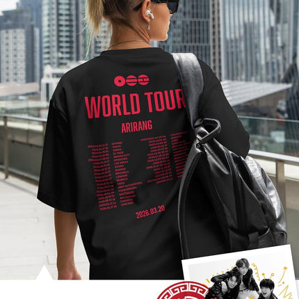 Arirang World Tour Seven Members Graphic T-Shirt
