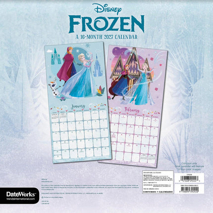 2027 Wintry Character Wall Calendar