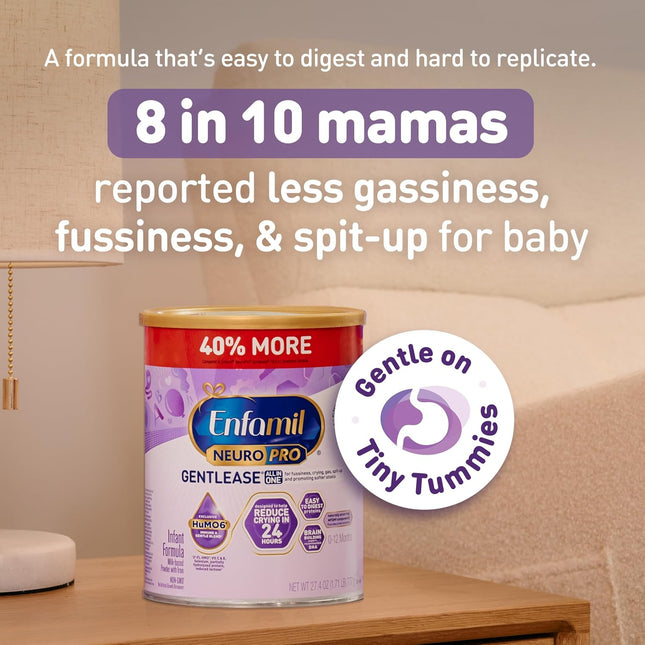 Gentle NeuroPro Infant Formula Powder, 27.4 Oz Can