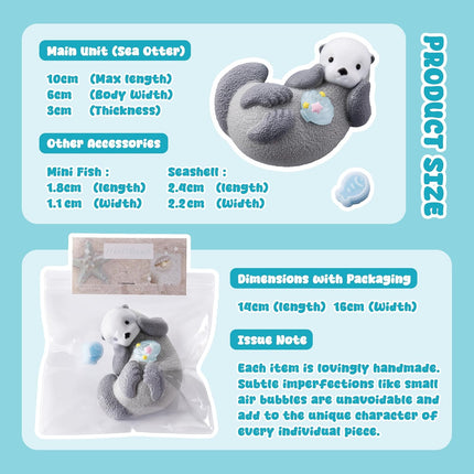 Sea Otter Silicone Squishy Stress Relief Toy