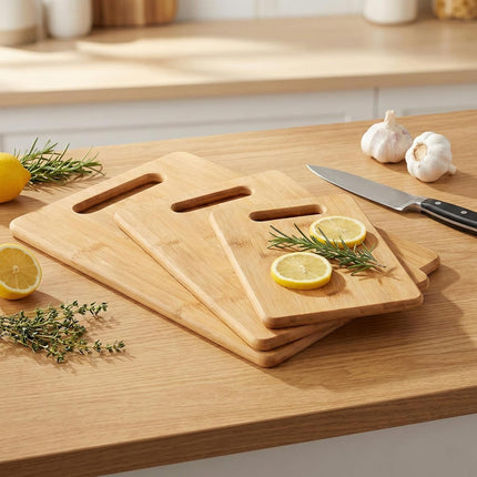 U.S.A.-Made Bamboo Cutting Board, Medium