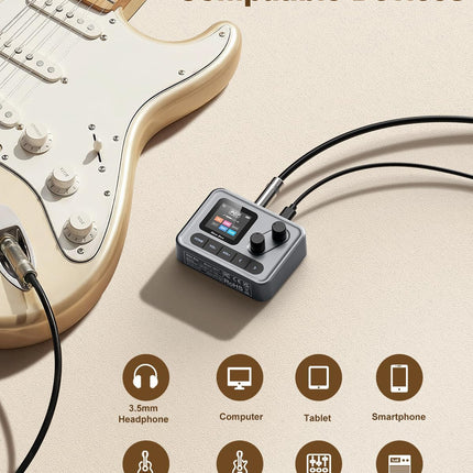 Multi Effects Guitar Processor with Amp Modeling and IR Cabinet Simulation