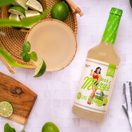 Lite Margarita Mix, Keto Friendly Low Sugar Drink Mixer, 6 Pack