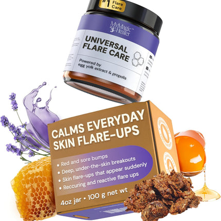 Universal Flare Care Drawing Salve for Everyday Skin Flare-Ups, 4 oz