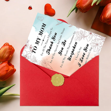 SourceToHome FuenteACasa IDU Mothers Day Card,Happy Mothers Day Cards for Mom from Daughter — Home & Lifestyle